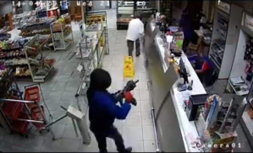 Video shows robbery at Orchards petrol station