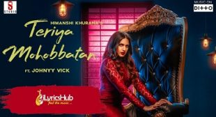 Teriyan Mohabbatan Lyrics – Johny Vick