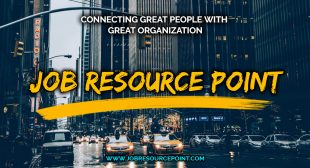 Apply Now Jobs Only On “Job Resource Point” – #1 Best Job Consultancy