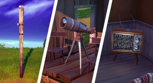 Fortnite: Locations of Telescope, Television & Telephone Pole