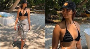 ILEANA D’CRUZ TAKES INTERNET DOWN WITH HER HOTNESS AS SHE SOAKS UP THE SUN IN THE BEACH