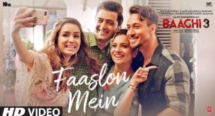 FAASLON MEIN LYRICS – BAAGHI 3 – The Lyrics Wala