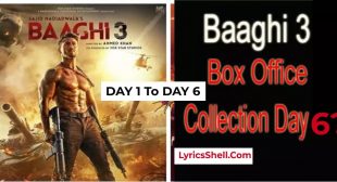 BAAGHI 3 BOX OFFICE COLLECTION DAY 1-TO-DAY 6 -Baaghi 3 Worldwide Box Office Collection-Baaghi 3 Overseas Box Office Collection -Baaghi 3 Hit Or  Flop ?