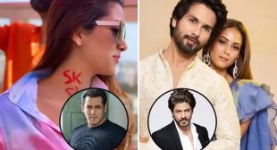 Mira Rajput Paints Shahid Kapoor’s Initials On Her Neck, Fans Ask If She Means Shah Rukh Khan Or Salman Khan!