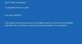 How to Fix Error Code 0xc0000225 in Windows 10