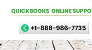 QuickBooks Online Support Number 1-888-986-7735 – QuickBooksFixes.com