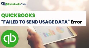 How to Fix the QuickBooks “Failed to Send Usage Data” Error?