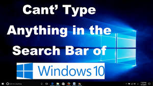 How to fix Can’t Type into Search Box Error on Windows 10