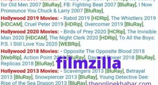 Filmyzilla: 2020 Bollywood Movies HD Download By Filmzilla.com