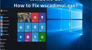 How to Fix wscadminui.exe on Windows 10?