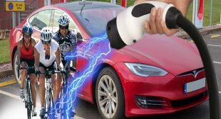 How Many Cyclists Does It Take Supercharge a Tesla?