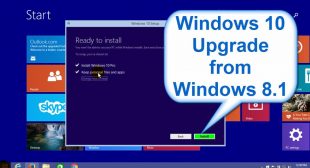 How to Upgrade Your Windows 8.1 to Windows 10