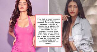 Ananya Panday’s Cousin Slut-Shamed Over Wearing A Bikini, Calls Out A Troll Post Rape Threats