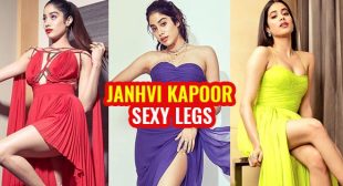 12 hot photos of Janhvi Kapoor flaunting her sexy thighs and legs.