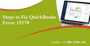 Learn How to fix QuickBooks Desktop Payroll Error 15270?