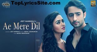 Ae Mere Dil Lyrics – Abhay Jodhpurkar – TopLyricsSite.com