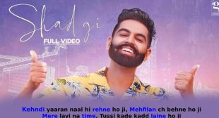 Shadgi Lyrics in Hindi – Parmish Verma