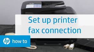 How to Connect A Fax Machine with HP OfficeJet Pro 8600?