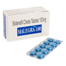 Malegra  100mg  (Sildenafil citrate) – Blue pill