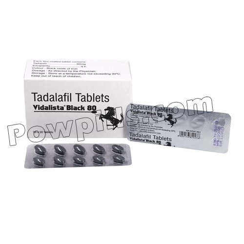 Vidalista Black 80 Mg Tablet | Powpills