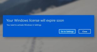 How to Fix “Your Windows License will Expire Soon Error” on Windows 10?